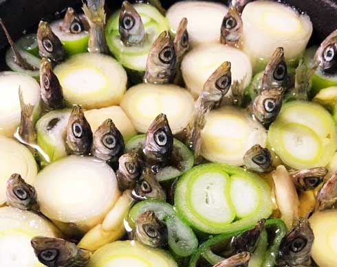 料理 ネギ アヒージョ 小うるめ 出汁 刺さる 顔 怖い スターゲイジー