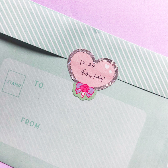 セリアの「オタクの心情」シール