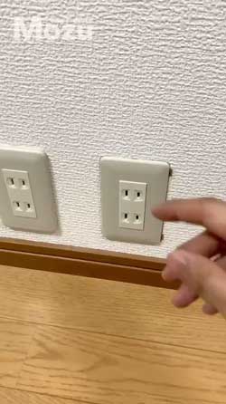 こびとの秘密基地 ミニチュア 手作り Mozu 部屋 コンセント 壁 展覧会