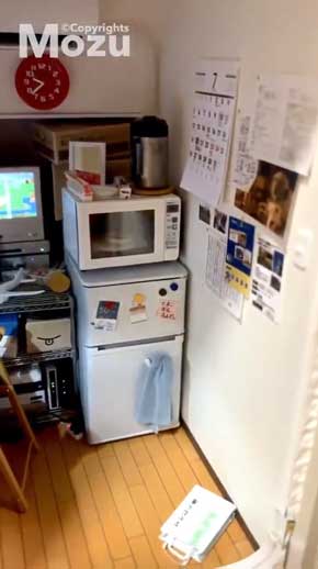 こびとの秘密基地 ミニチュア 手作り Mozu 部屋 コンセント 壁 展覧会