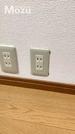 こびとの秘密基地 ミニチュア 手作り Mozu 部屋 コンセント 壁 展覧会