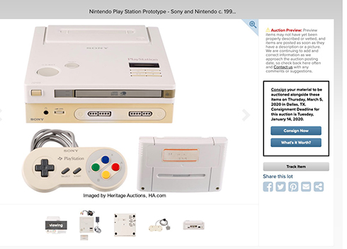 幻のゲーム機「任天堂プレステ」　ついにオークションページが公開