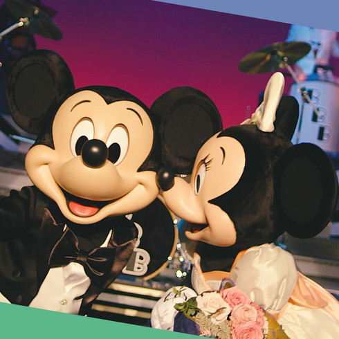 Happy birthday Mickey and Minnie！