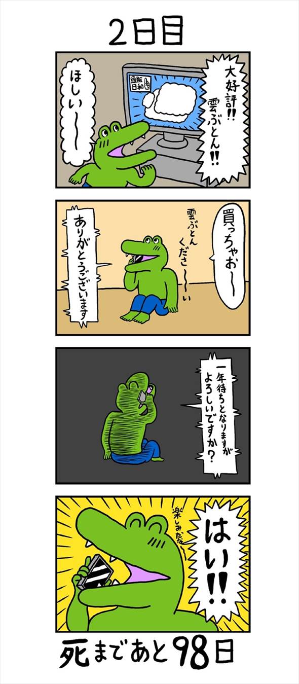 100日後に死ぬワニ