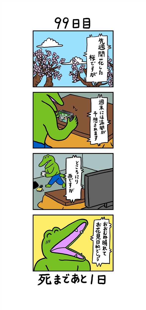 100日後に死ぬワニ
