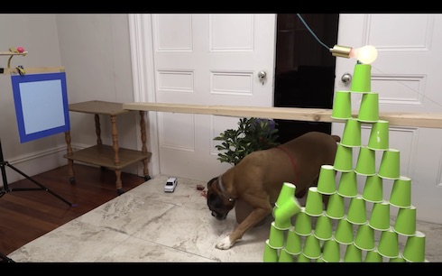 This machine makes a sandwich and feeds it to me