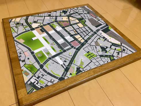 新宿都市模型 製作期間4年 紙 新宿 模型 自作 ペーパークラフト トシ