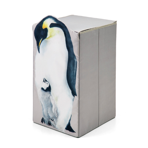 コウテイペンギン親子と暮らす収納ボックス