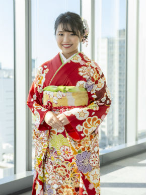 大原優乃 ゆるキャン△ ドラマ グラビア 晴れ着 Dream5 各務原なでしこ