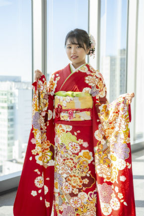 大原優乃 ゆるキャン△ ドラマ グラビア 晴れ着 Dream5 各務原なでしこ