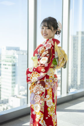 大原優乃 ゆるキャン△ ドラマ グラビア 晴れ着 Dream5 各務原なでしこ