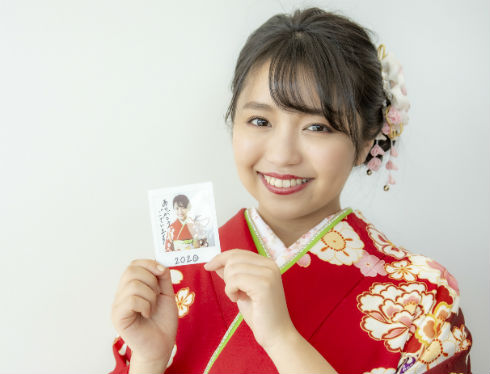 大原優乃 ゆるキャン△ ドラマ グラビア 晴れ着 Dream5 各務原なでしこ