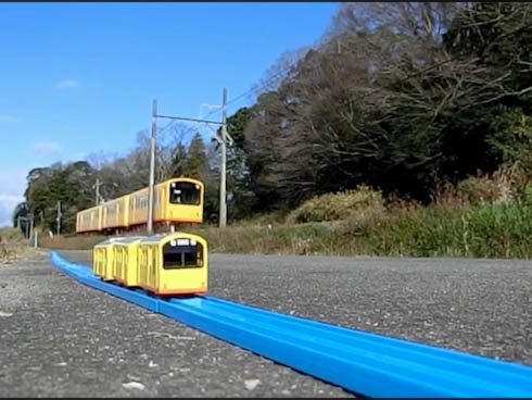 北勢線 ナローゲージ プラレール 親子 改造 並走 撮り鉄 プラレーラー 鉄道模型