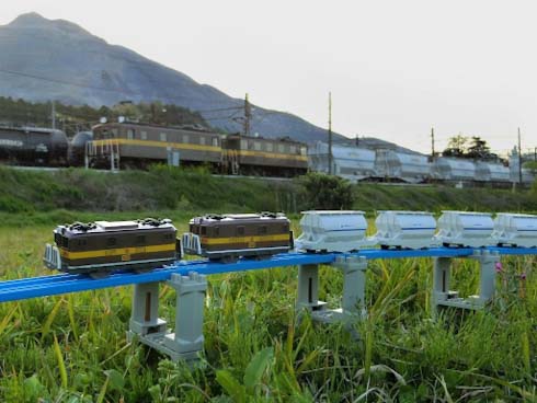 北勢線 ナローゲージ プラレール 親子 改造 並走 撮り鉄 プラレーラー 鉄道模型