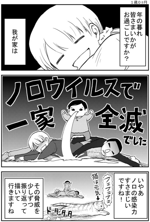 ノロウィルスで一家全滅した話01