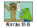 漫画「100日後に死ぬワニ」　新年は大吉でスタート！　……喜びをよそに進むカウントダウン“死まであと85日”