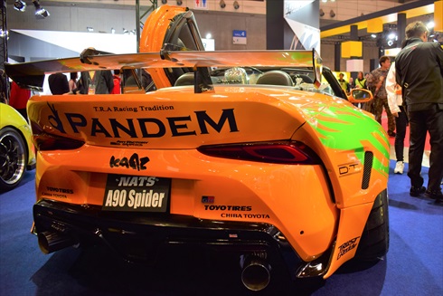 リアもGRスープラ仕様になっています