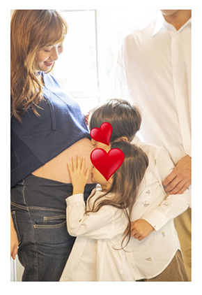 藤本美貴 庄司智春 マタニティフォト マタフォト