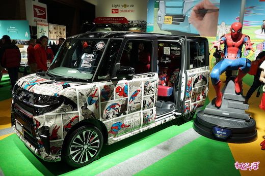 東京オートサロン2020 ダイハツ スパイダーマン タントカスタム