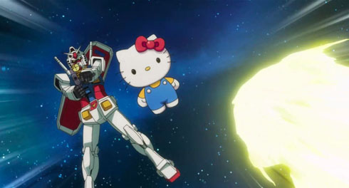 ガンダム×ハローキティのコラボアニメが完結 アムロとキティ