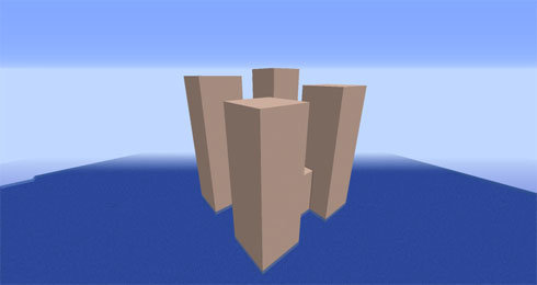 マイクラ違法建築