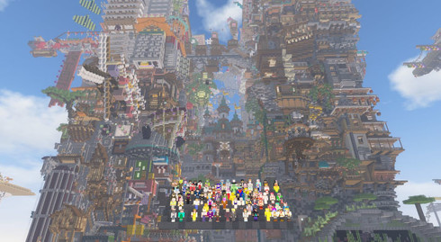 マイクラ違法建築