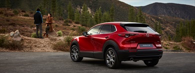 マツダ「CX-30」のリアビュー