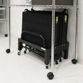 バウヒュッテ デスク下 ベッド BHB-590F コンパクト 収納 折り畳み 仮眠 ベッド