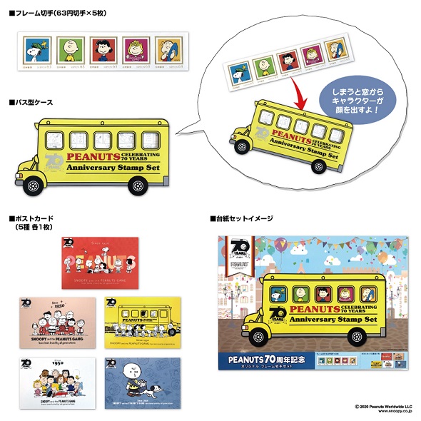 （スヌーピーの郵便局限定グッズ）