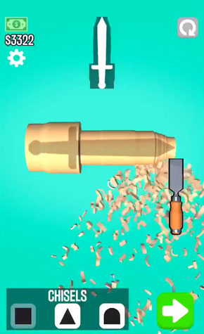 木工旋盤ゲーム