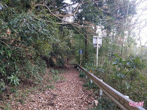 背を向ける標識には何と書いてあるのでしょうか。それは誰にもわかりません