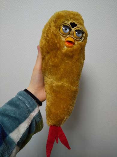 エビフライ ファービー 修理 愛 ロングファービー