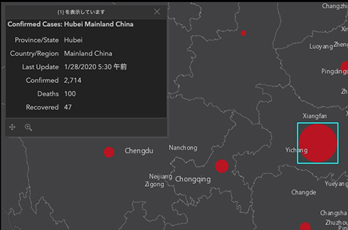 新型コロナウイルスの感染状況を視覚化したマップが登場　各国の数値をほぼリアルタイムで更新