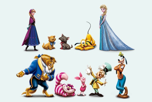 （ディズニーのドールハウスが登場）