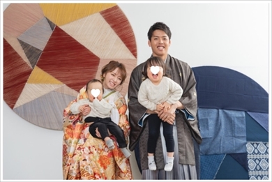 紺野あさ美 和装前撮り 結婚式 ブログ ウエディングフォト 夫婦 杉浦稔大 白無垢 色打掛 娘 息子