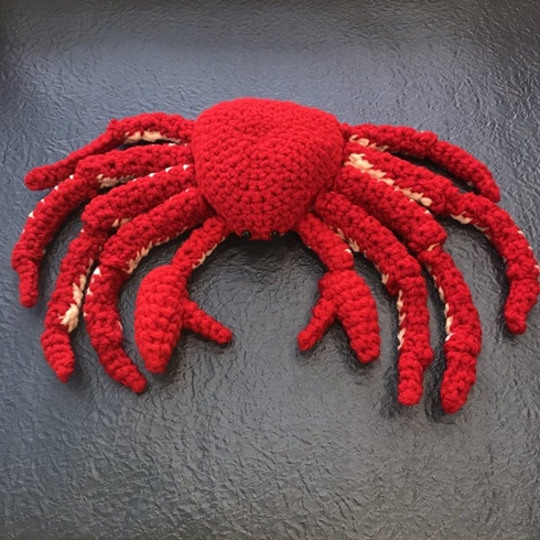 ズワイガニ カニ 蟹 あみぐるみ