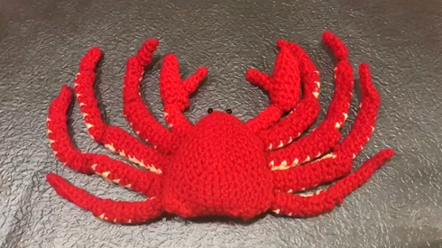 ズワイガニ カニ 蟹 あみぐるみ