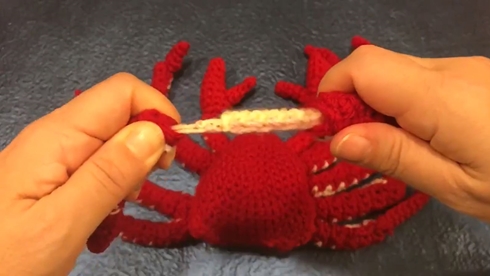 ズワイガニ カニ 蟹 あみぐるみ