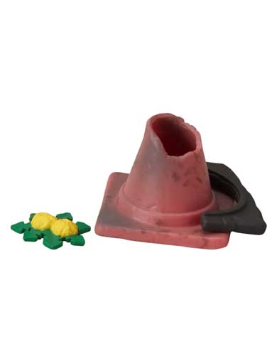 ボロボロパイロン 三角コーン カプセルトイ ミニチュア エポック社