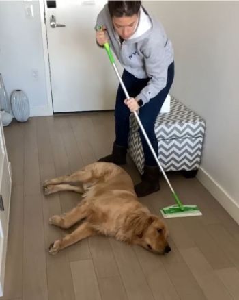 helping mom