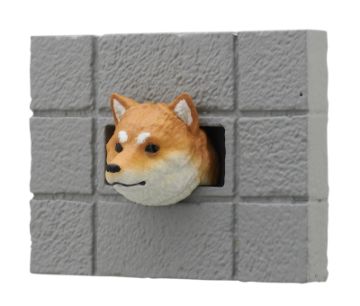 塀と犬 マグネット