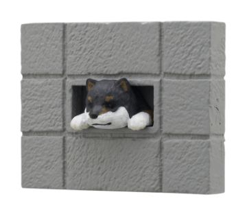 塀と犬 マグネット