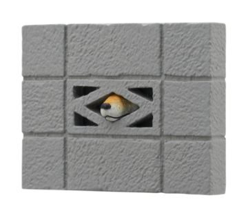 塀と犬 マグネット