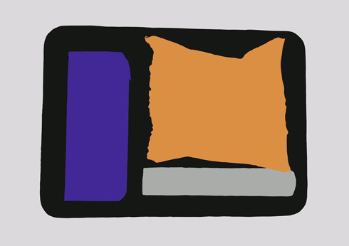 輪郭を描いたところ