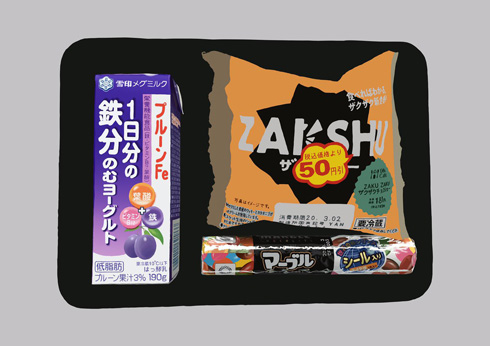 豆乳と菓子パン