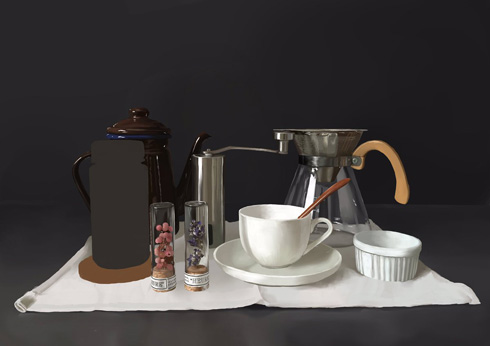 豆乳と菓子パン