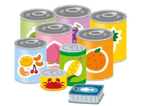缶詰のイラスト