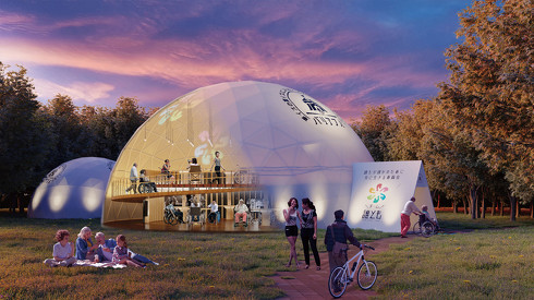 2020年秋公開予定のバリアフルレストラン・外観イメージ図