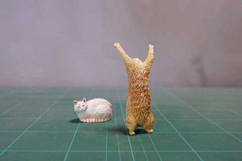 猫 マスク 新型コロナウイルス 立体化 フィギュア 再現 めーちっさい