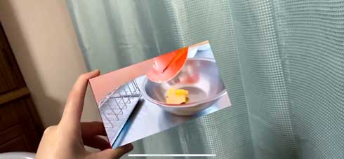 バレンタイン 期待のお菓子 AR QRコード 特設サイト 自作 手作り 仕掛け